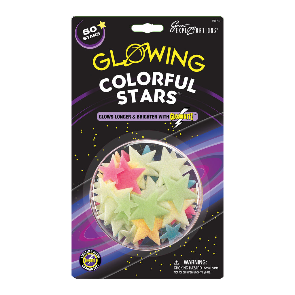 Great Explorations Glowing Colorful Stars
