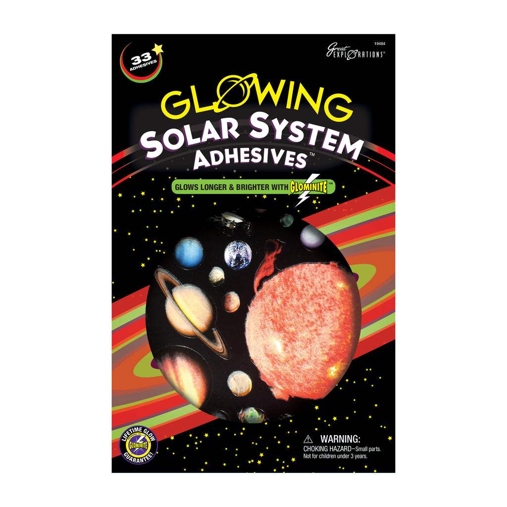 Great Explorations Glowing Solar System Adhesives