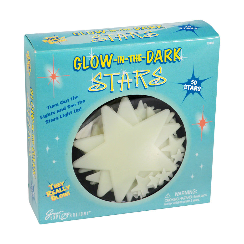Great Explorations Glow-in-the-Dark Stars - Retro Pack