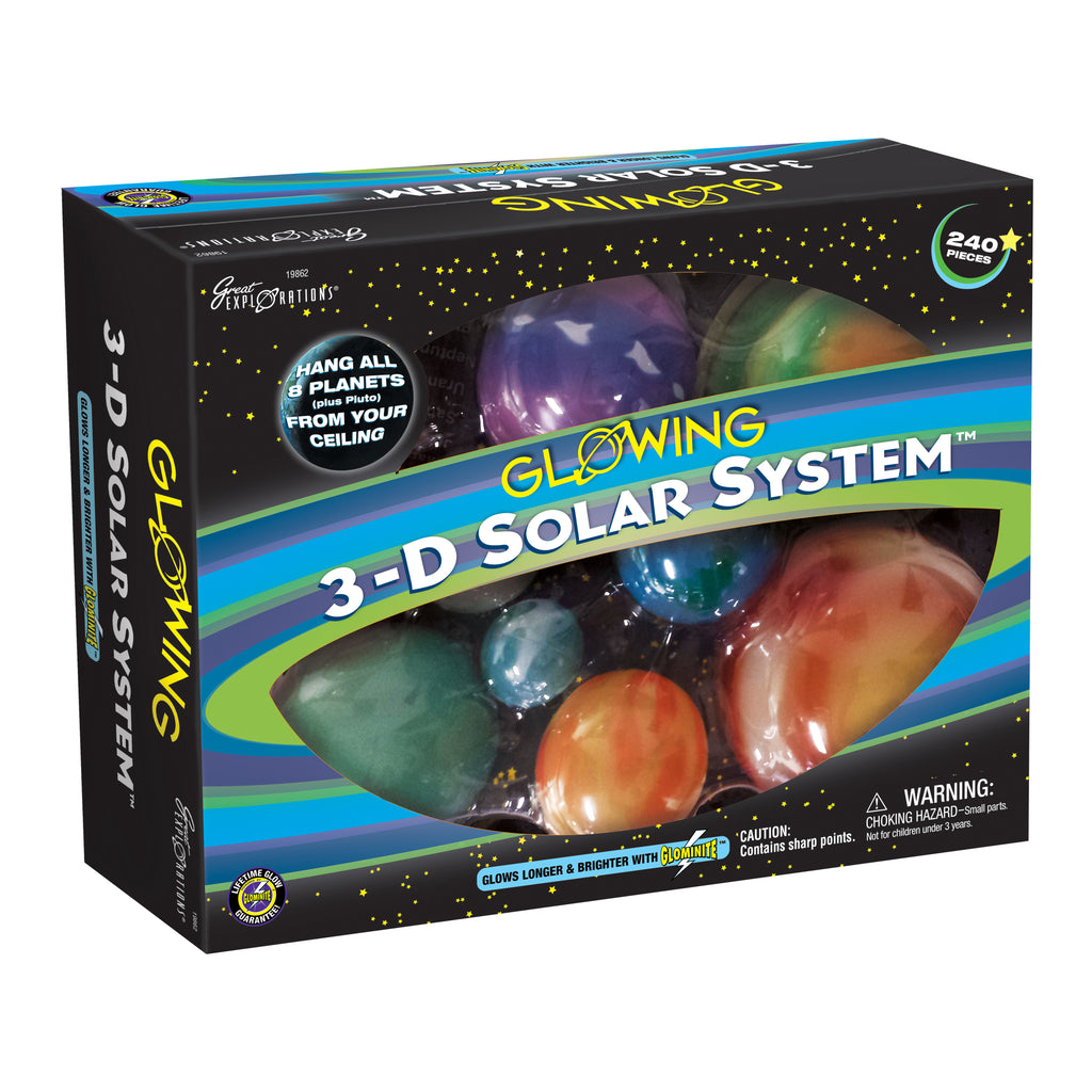 Great Explorations Glowing 3-D Solar System