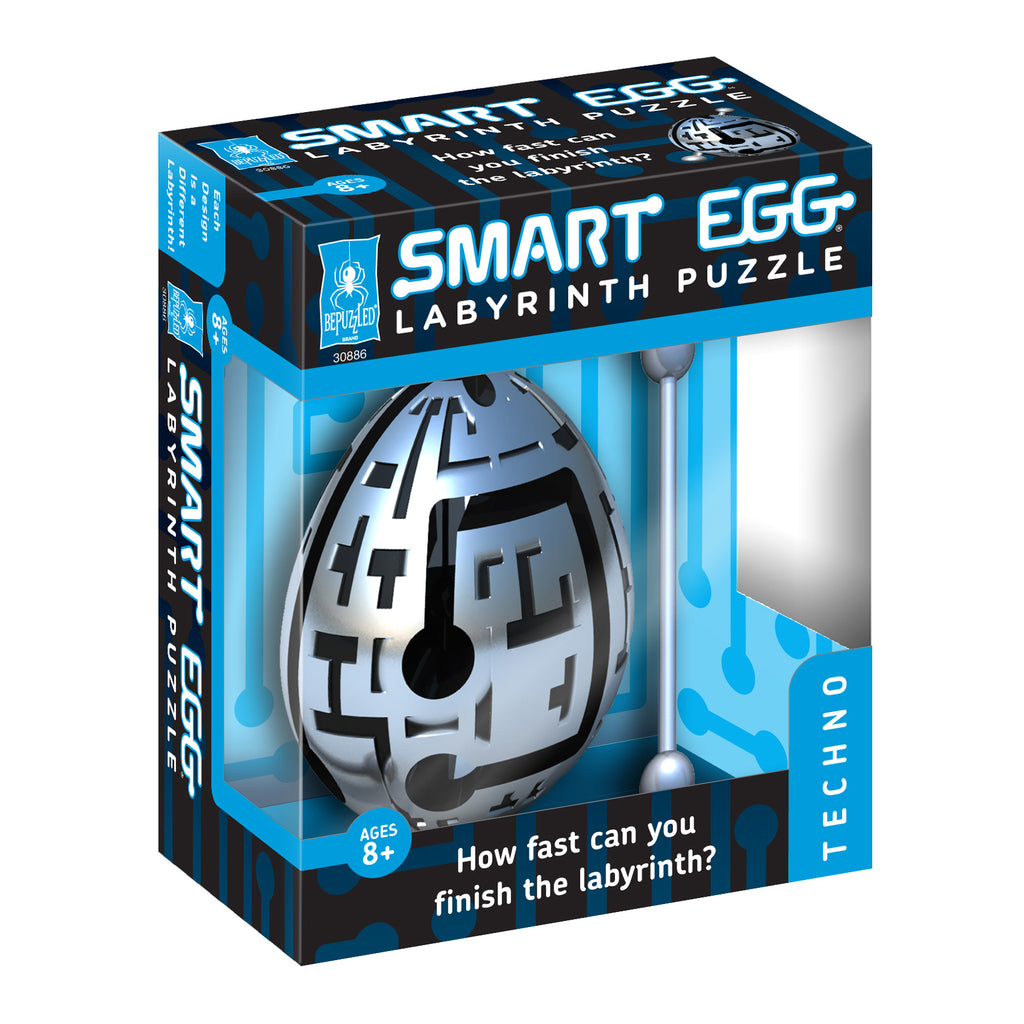 BePuzzled Smart Egg Labyrinth Puzzle - Techno
