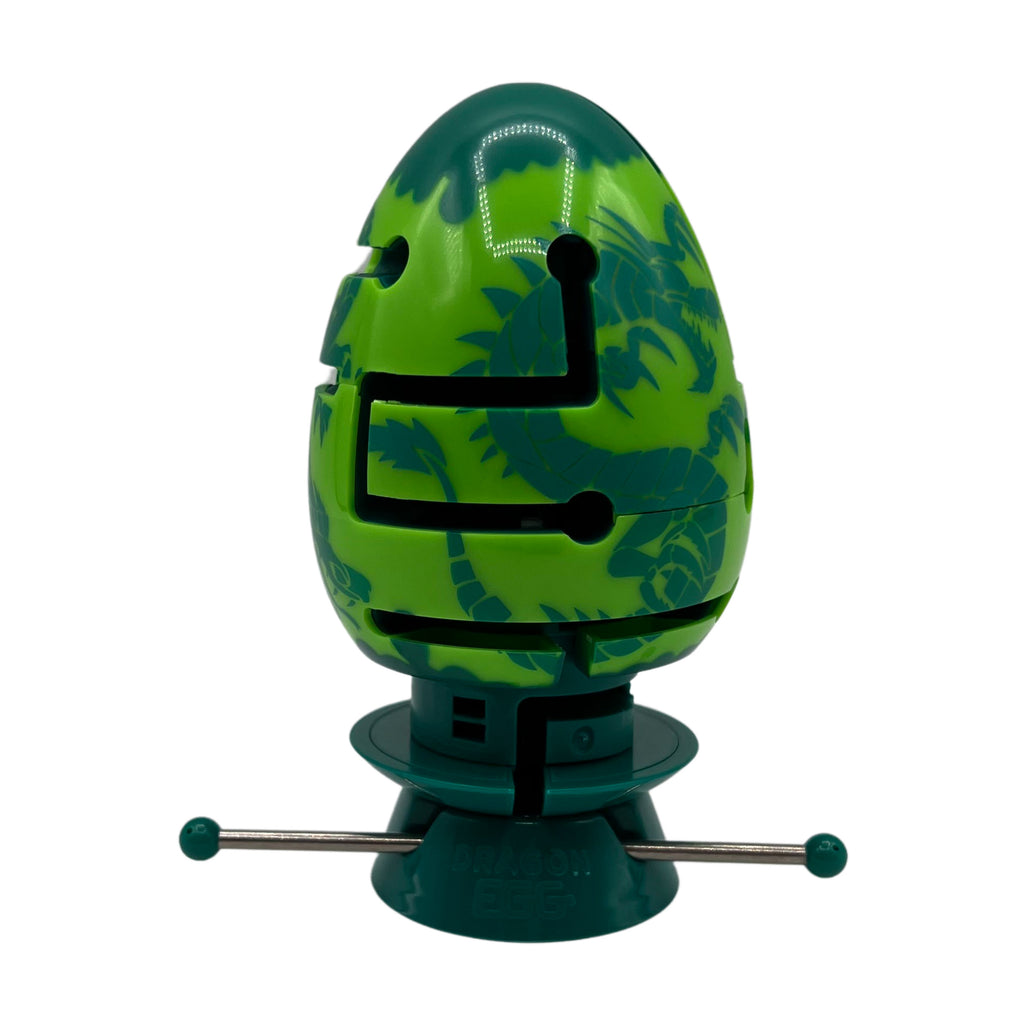 BePuzzled Smart Egg 2-Layer Labyrinth Puzzle - Green Dragon: Difficult