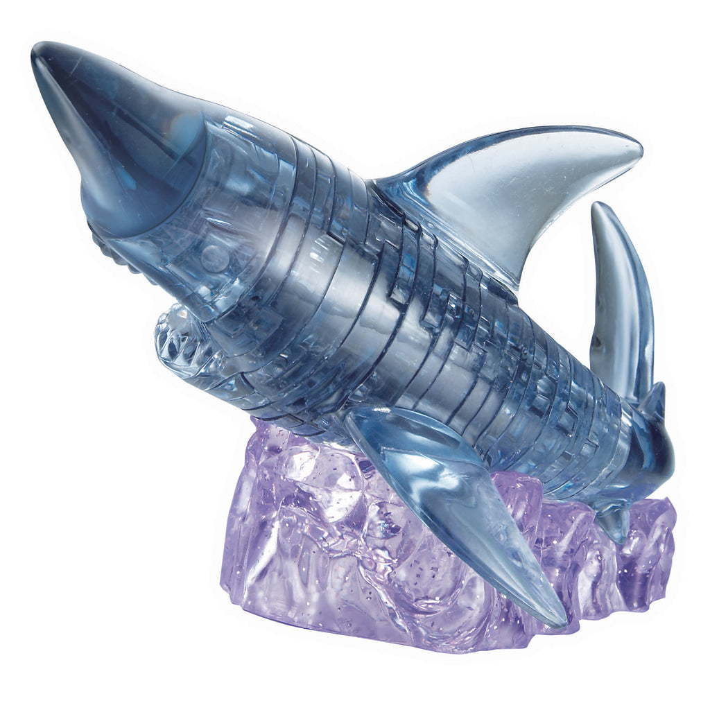 BePuzzled 3D Crystal Puzzle - Shark: 37 Pcs
