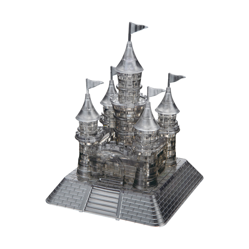 BePuzzled 3D Crystal Puzzle - Castle (Black): 104 Pcs