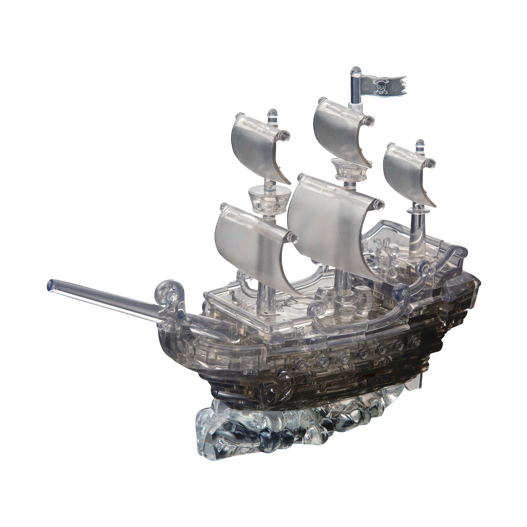 BePuzzled 3D Crystal Puzzle - Pirate Ship (Black): 101 Pcs