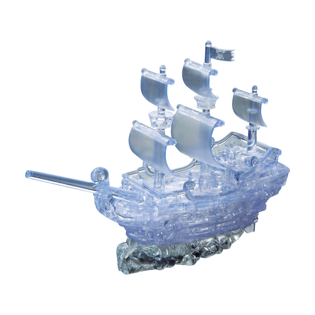 BePuzzled 3D Crystal Puzzle - Pirate Ship: 101 Pcs