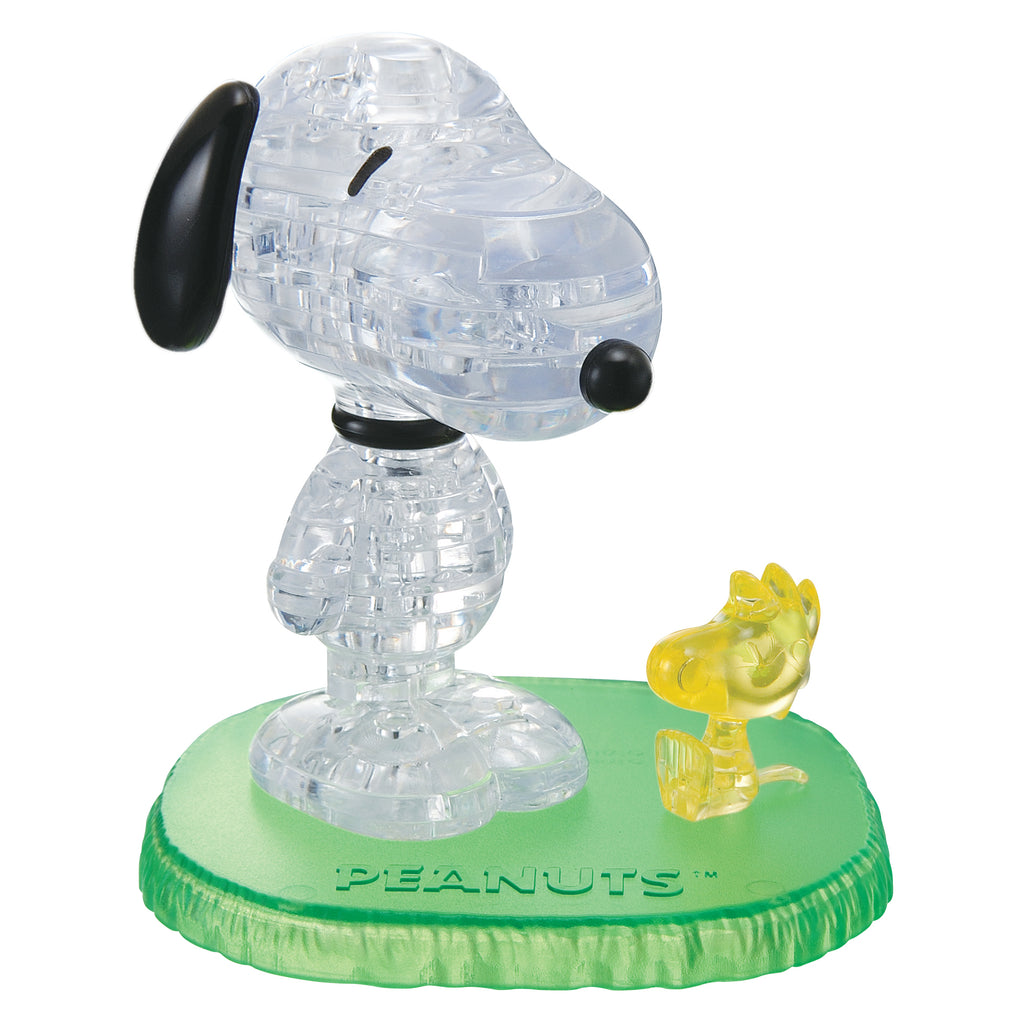 BePuzzled 3D Crystal Puzzle - Peanuts Snoopy with Woodstock: 41 Pcs
