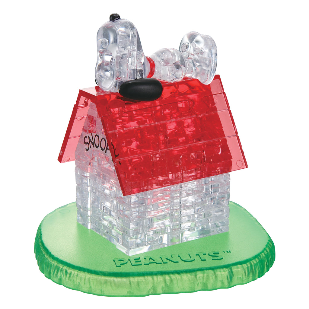 BePuzzled 3D Crystal Puzzle - Peanuts Snoopy House: 50 Pcs