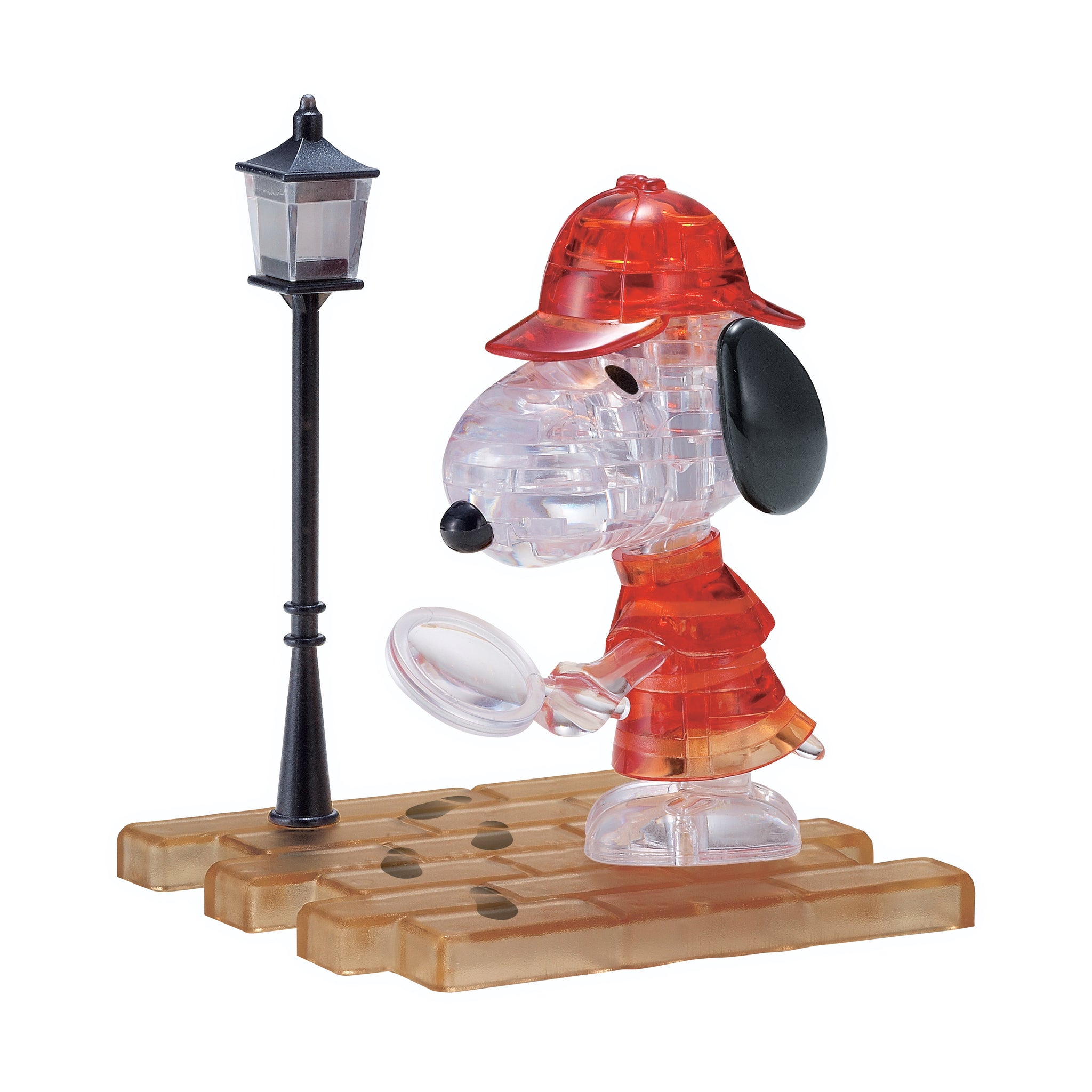 3D Crystal Puzzle - Peanuts Detective Snoopy: 34 Pcs – AreYouGame.com
