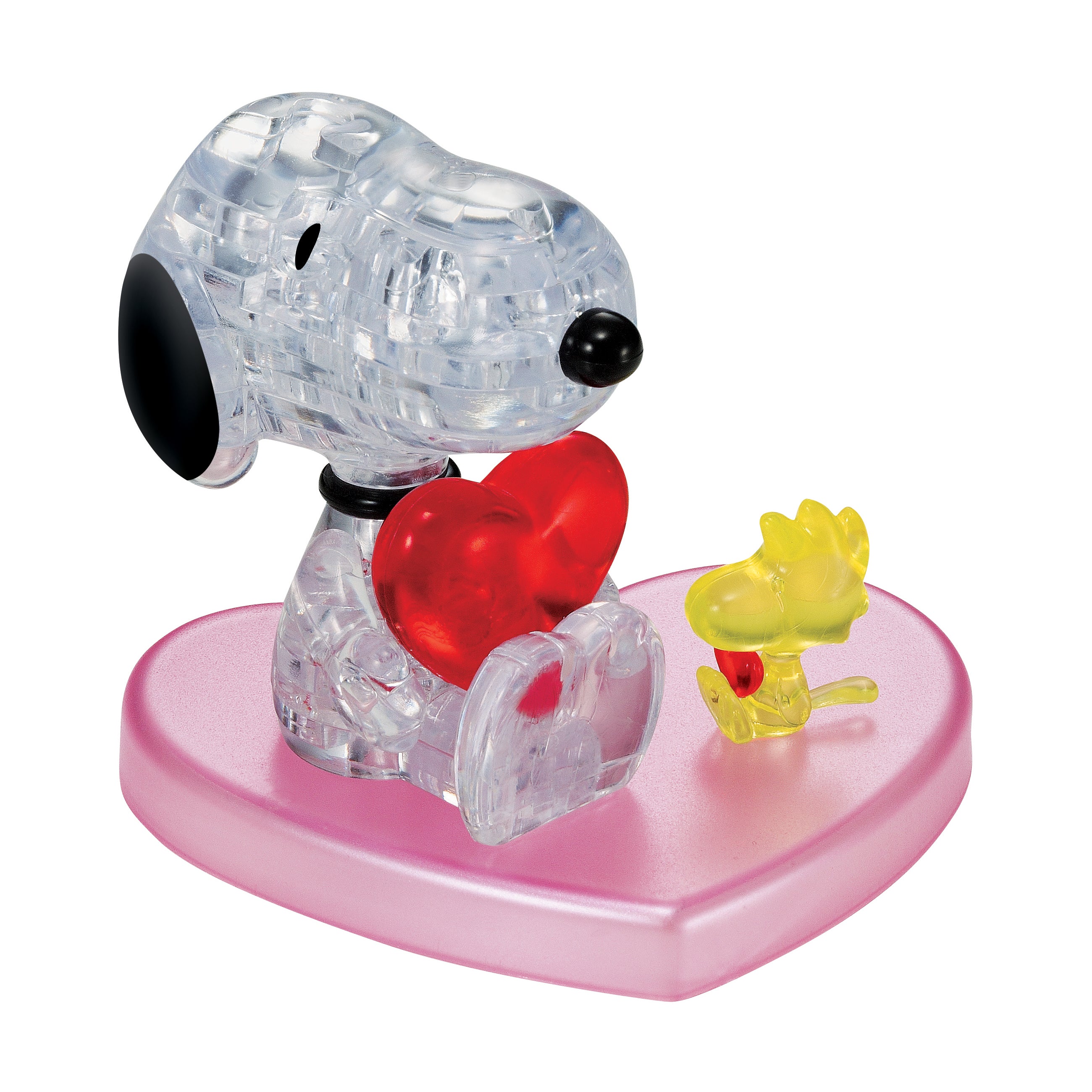 3D Crystal Puzzle - Snoopy Heart: 35 Pcs | AreYouGame – AreYouGame.com