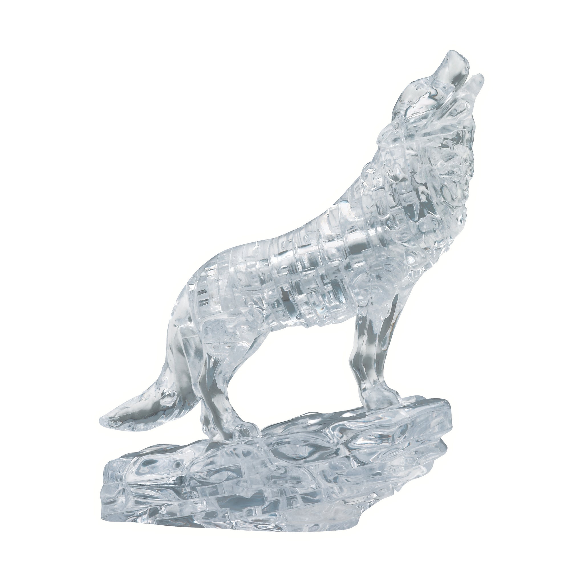 3D Crystal Puzzle - Wolf (Clear): 38 Pcs | AreYouGame – AreYouGame.com