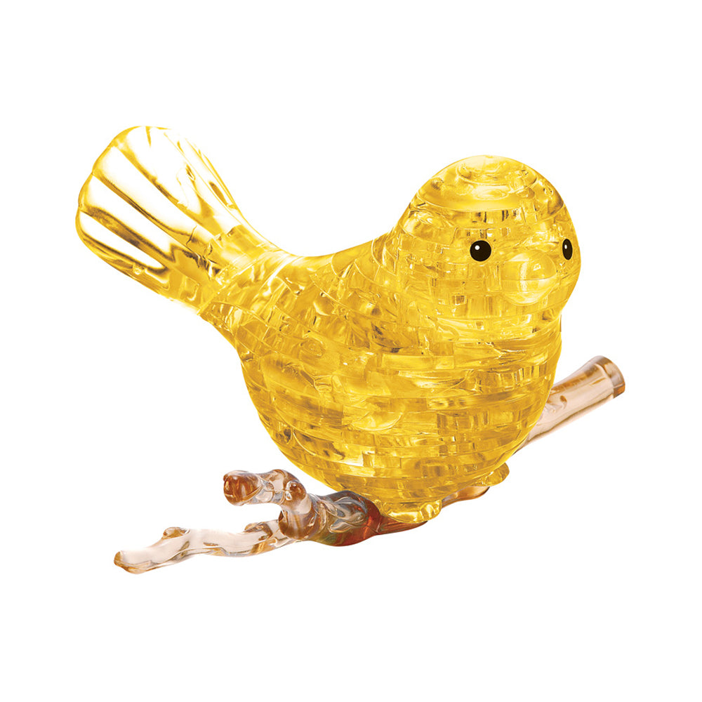 BePuzzled 3D Crystal Puzzle - Yellow Bird: 48 Pcs
