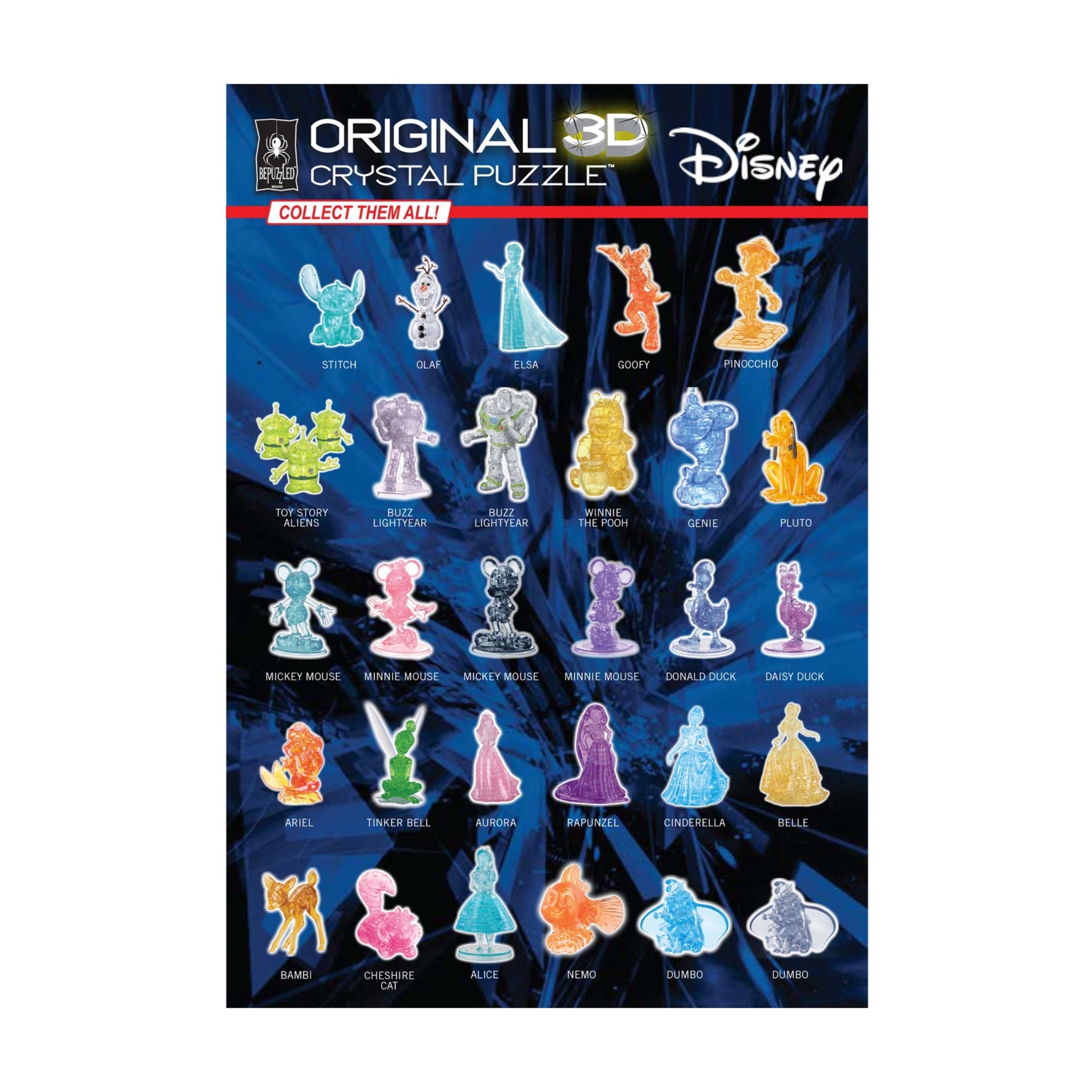 3D Crystal Puzzle - Disney Jasmine: 33 Pcs | AreYouGame.com