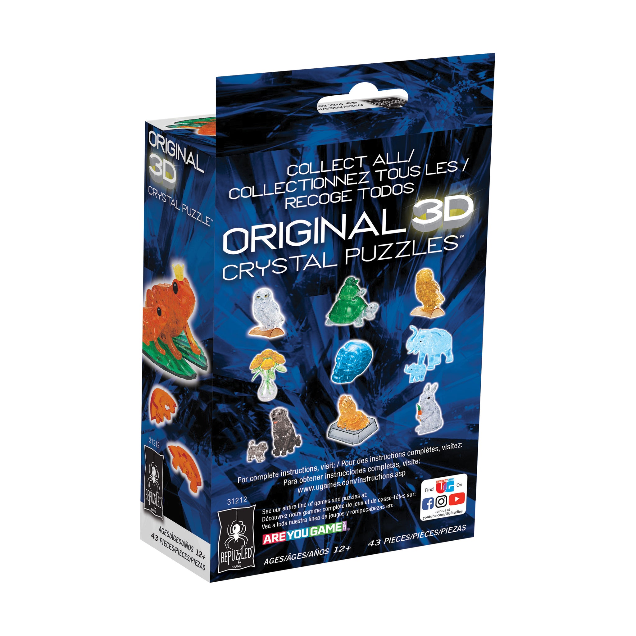 3D crystal リヴァイ 3D Crystal Puzzle - Disney Captain Hook: 39 Pcs | AreYouGame