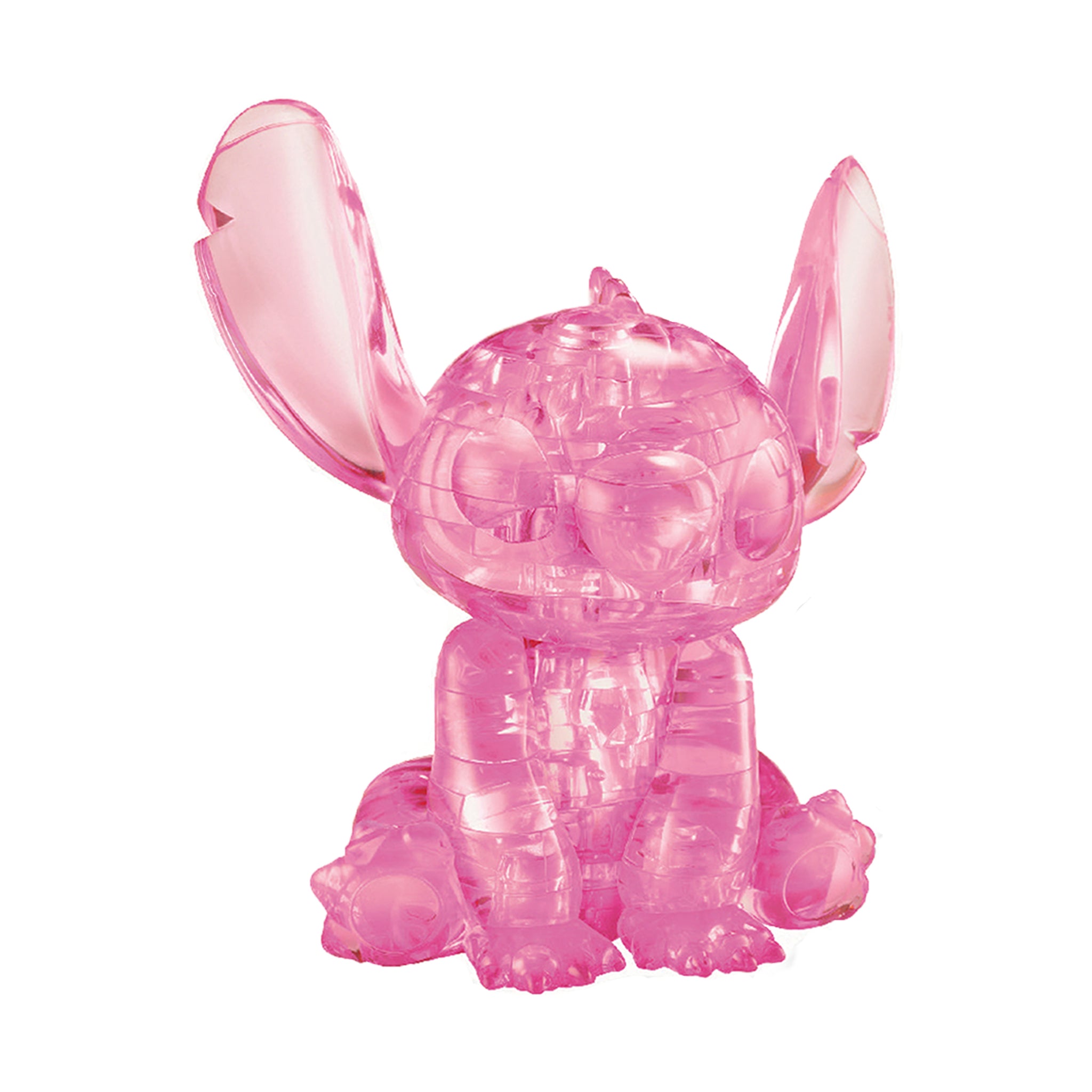 3D Crystal Puzzle - Disney Stitch (Pink): 43 Pcs | AreYouGame