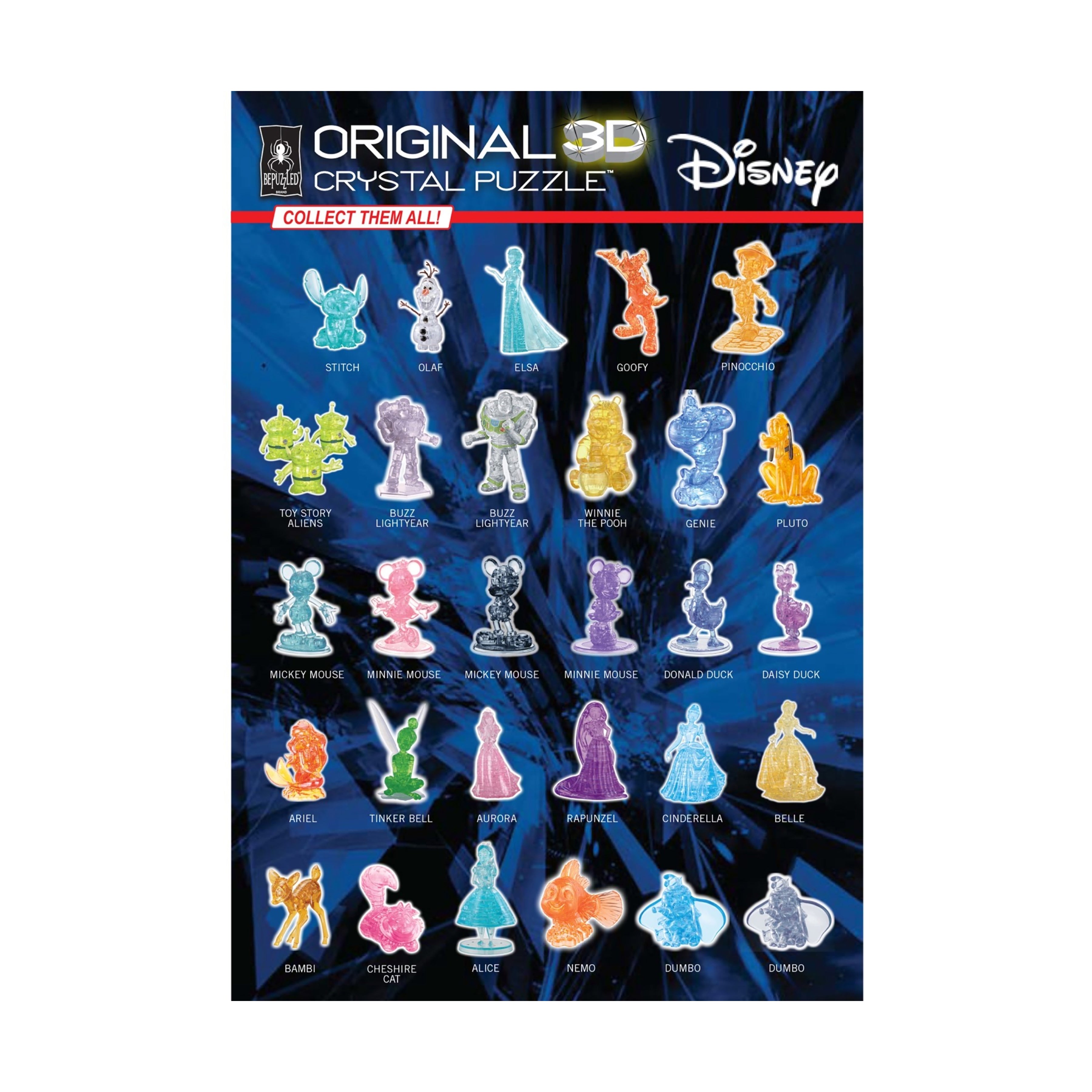Hanayama Disney Crystal Gallery Green Stitch 3D Puzzle