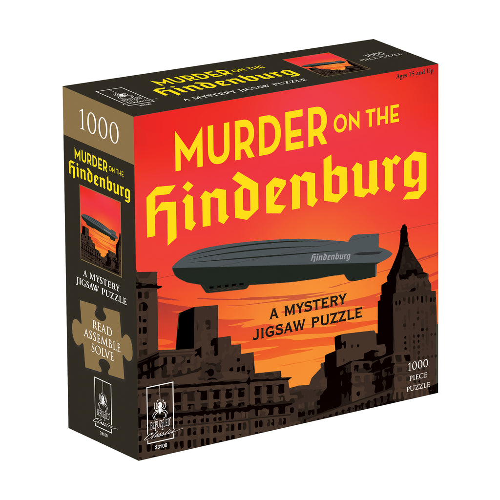BePuzzled Murder on the Hindenburg Classic Mystery Jigsaw Puzzle: 1000 Pcs