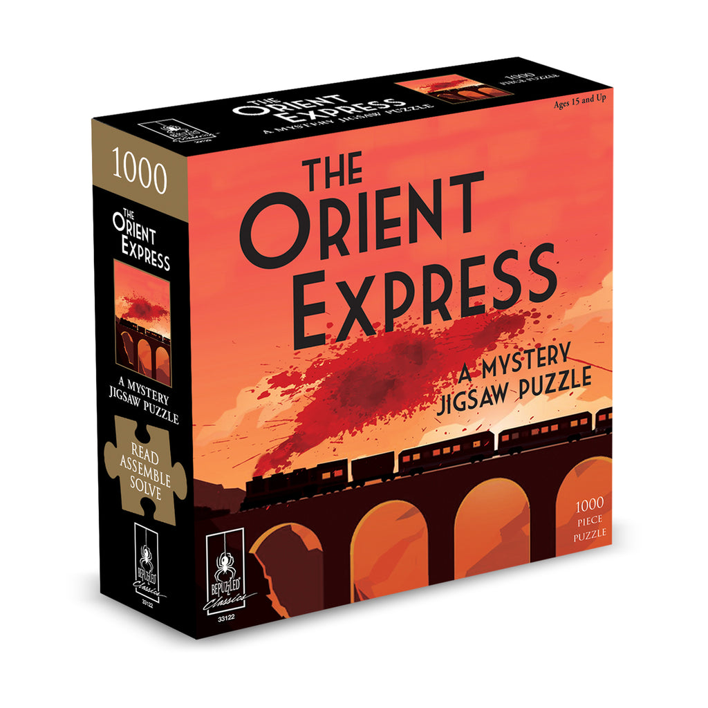 BePuzzled The Orient Express Classic Mystery Jigsaw Puzzle: 1000 Pcs