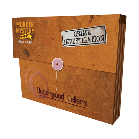 University Games Murder Mystery Party Case Files: Underwood Cellars