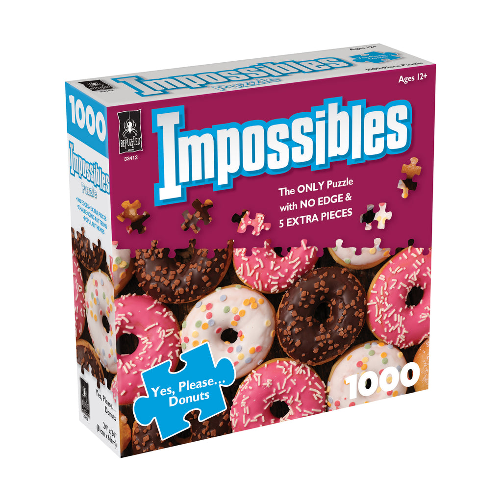 BePuzzled Impossibles Puzzle - Yes, Please... Donuts: 1000 Pcs