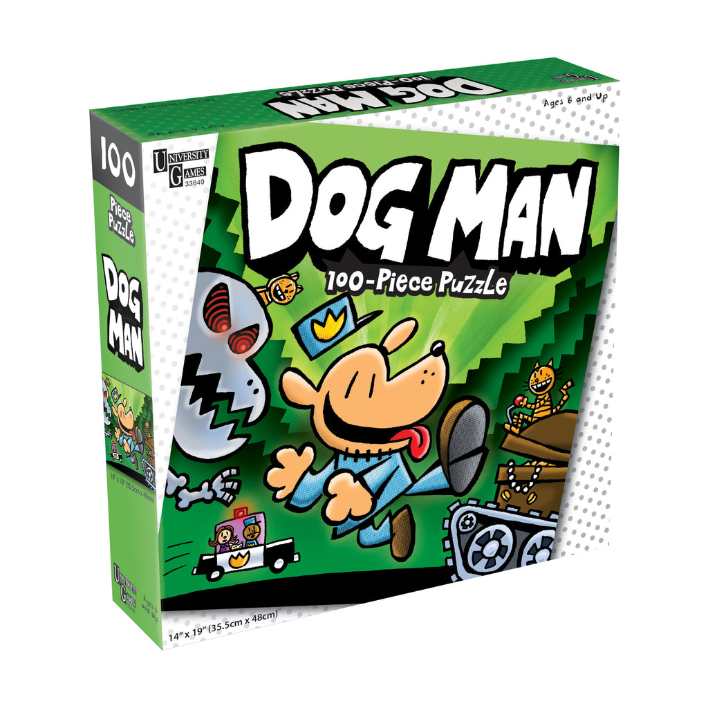 University Games Dog Man Unleashed Jigsaw Puzzle: 100 Pcs
