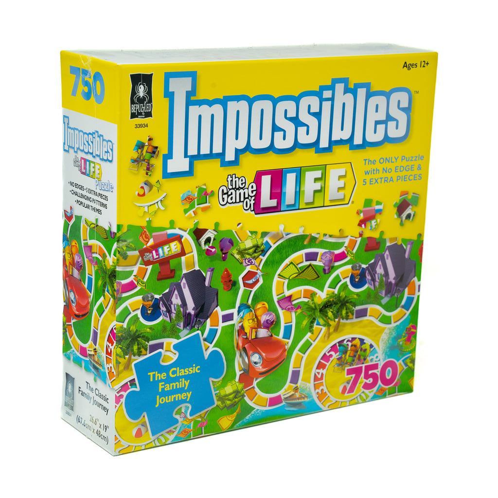BePuzzled Impossibles Puzzle - Hasbro The Game of Life: 750 Pcs