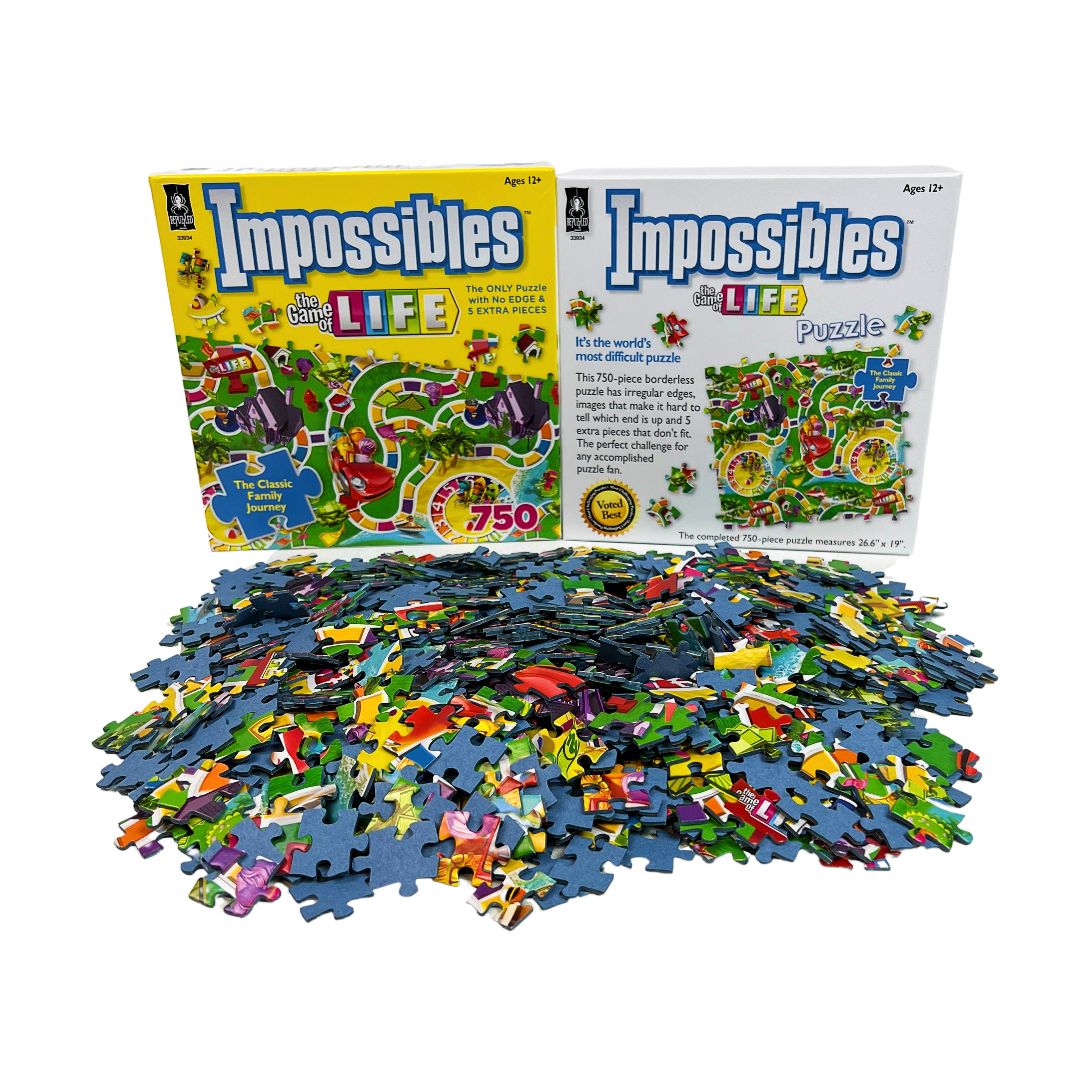 Impossible Difficult Puzzle 1000 Piece, Hard Jigsaw Puzzles for Adults,  Challenge Colorful Puzzles for Adults 1000 Pieces and up