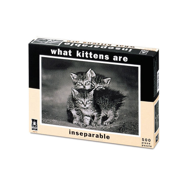 BePuzzled What Kittens Are - Inseparable Jigsaw Puzzle: 500 Pcs