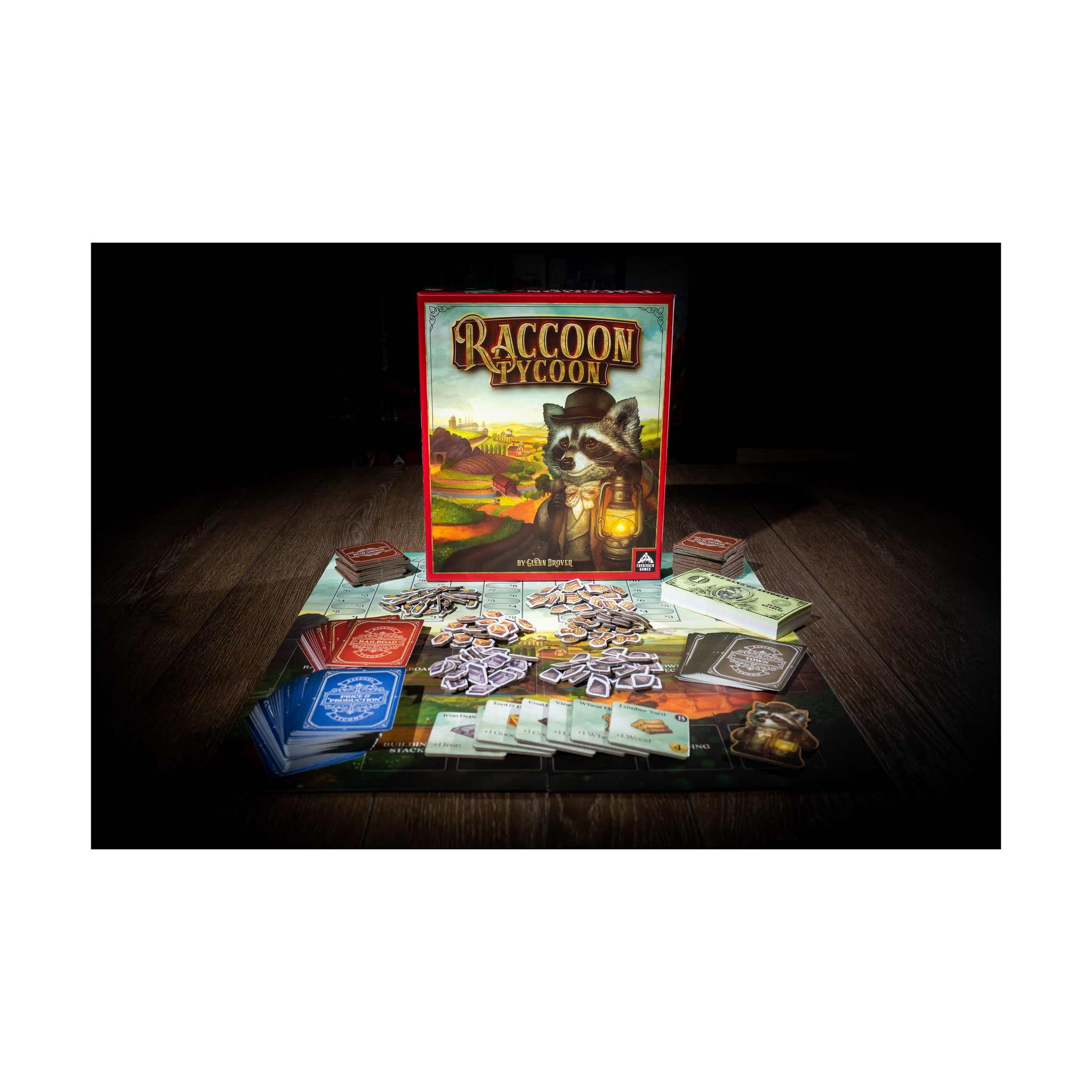 Raccoon Tycoon Gateway Strategy Board Game for Adults and Family