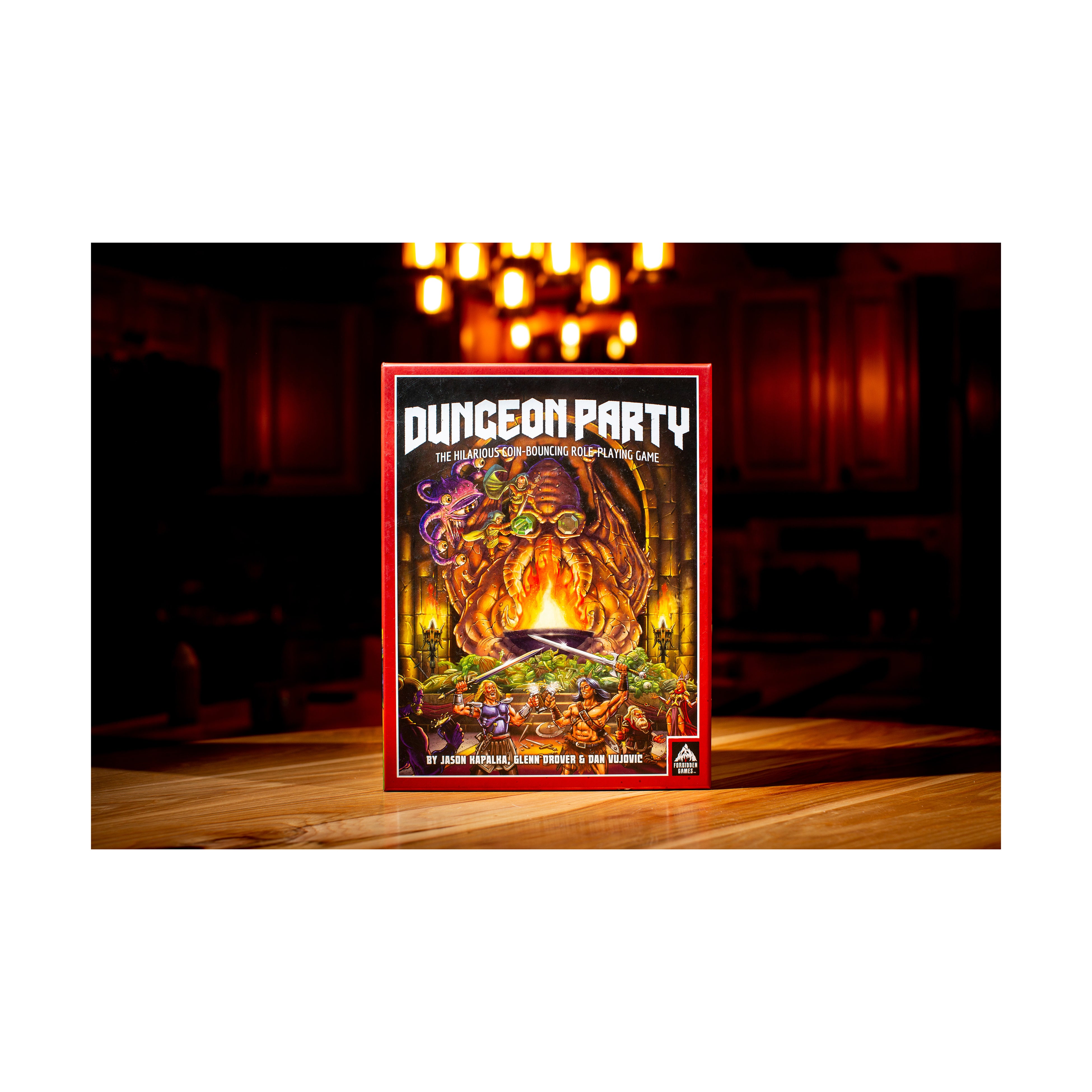  Forbidden Games: Dungeon Party - Premium Edition, Coin Bouncing  Role-Playing Card Game, Party Game, Ages 10+, 1-6 Players, 30-90 Mi : Toys  & Games