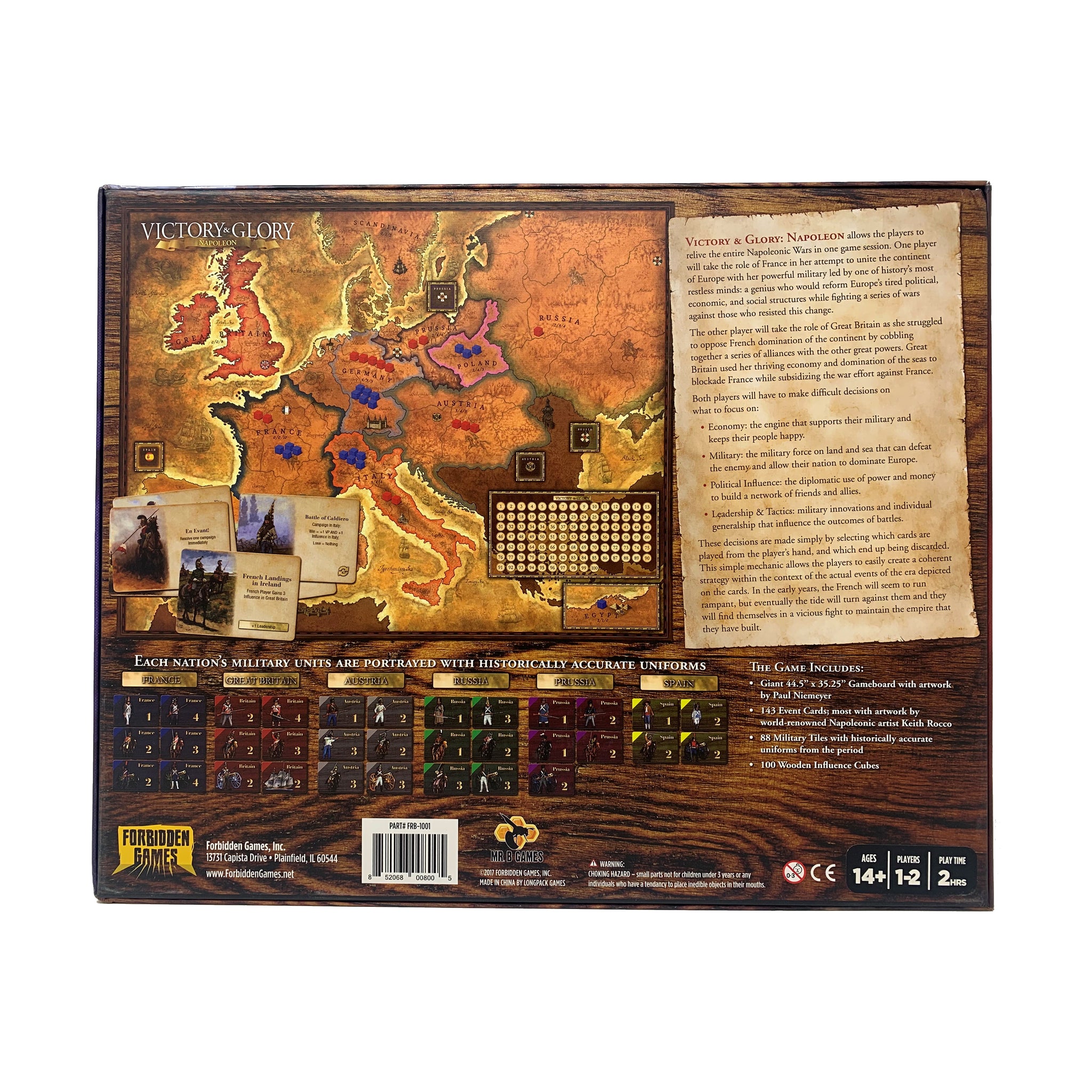 Forbidden Games Victory on sale & Glory: Napoleon