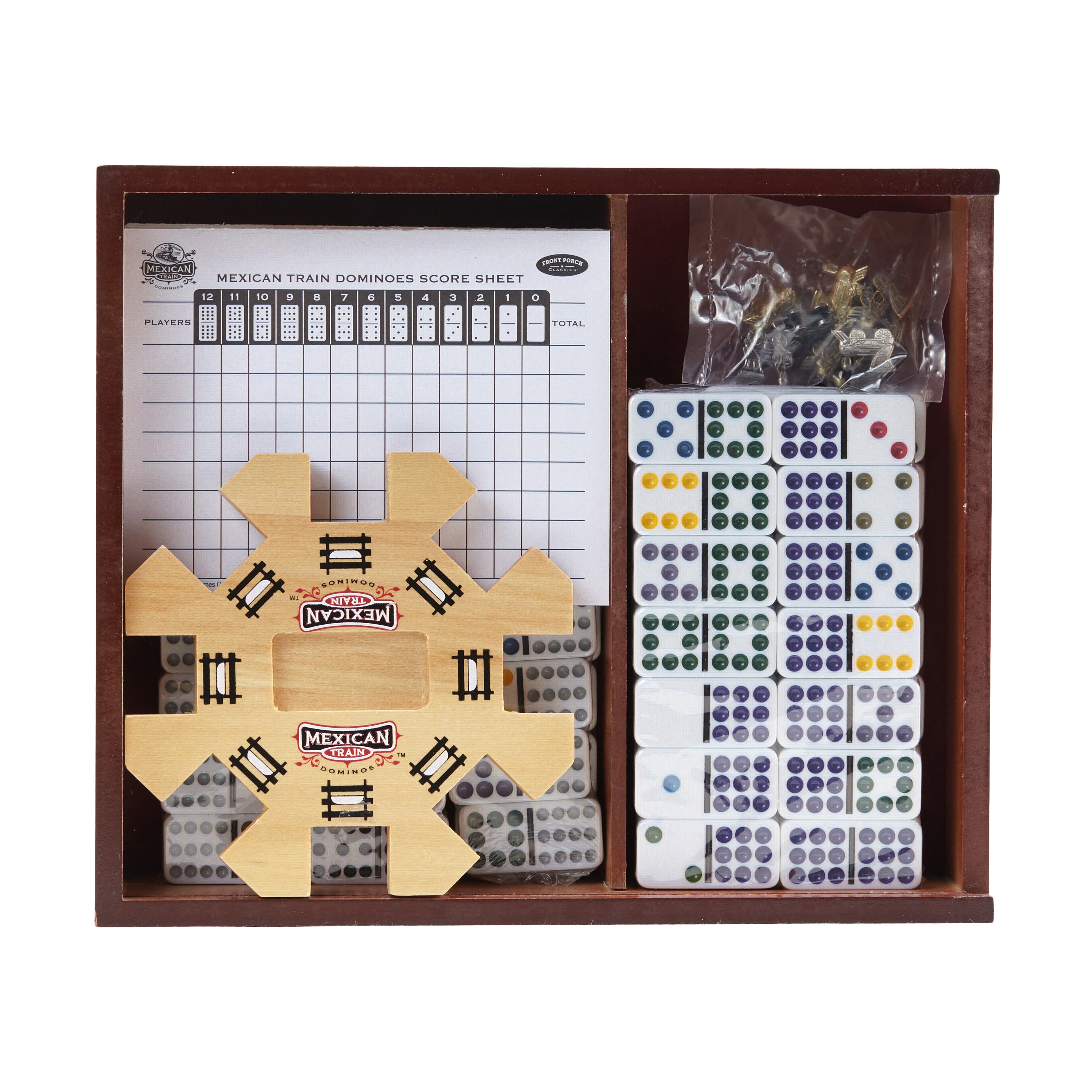 Masters Traditional Games Double 15 Dominoes - Mexican Train Dominoes Masters Traditional Games Double 15 Dominoes - Mexican Train Dominoes