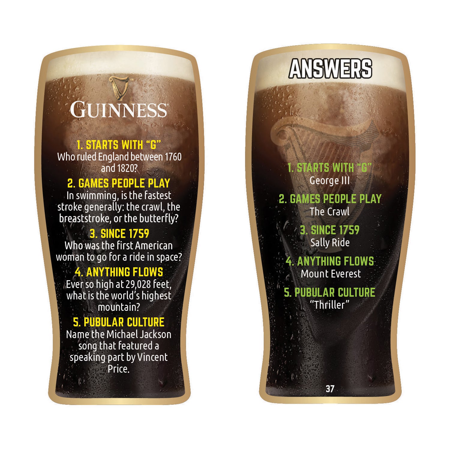 Guinness Gravity Glass - S/2