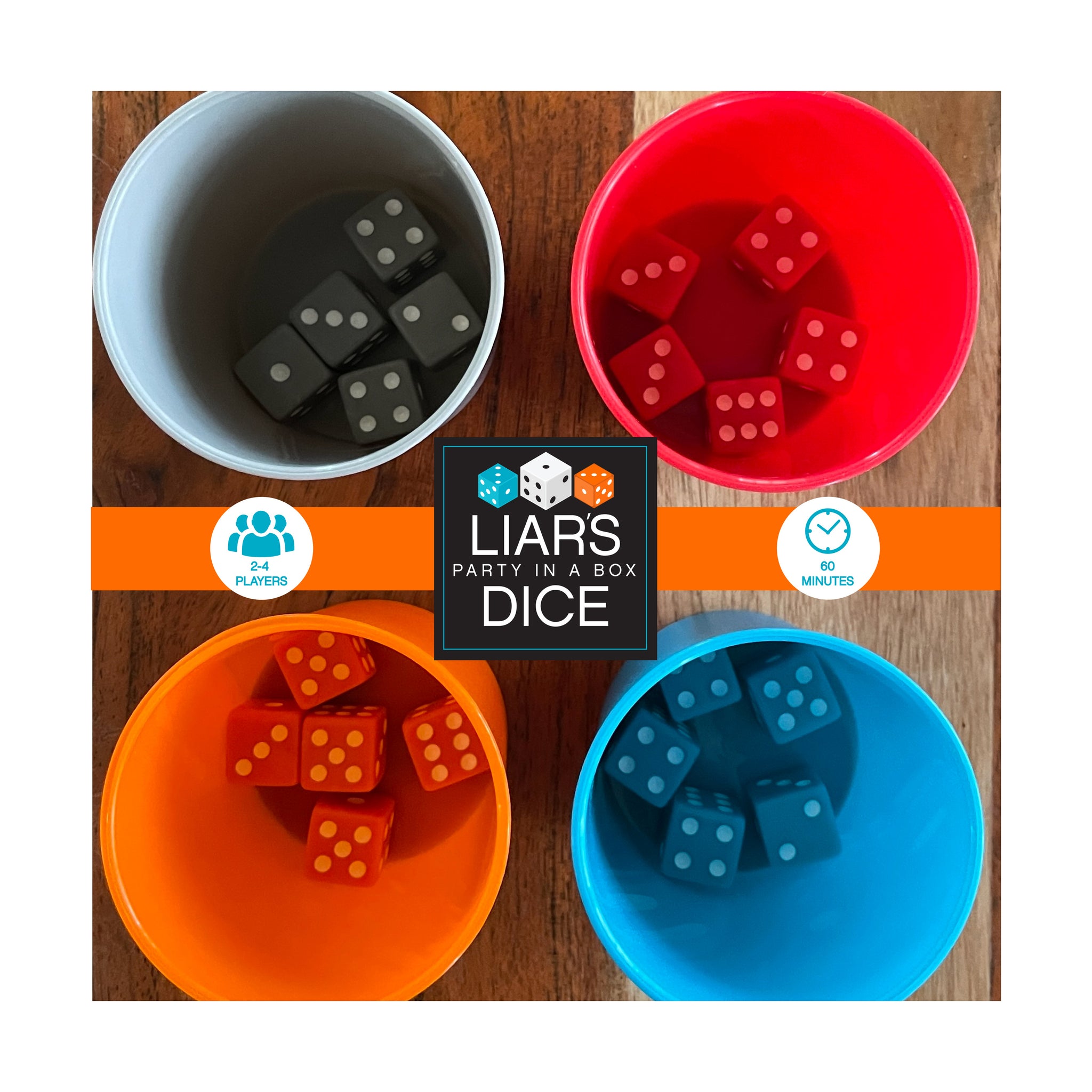Liar's Dice Party in a Box | Classic Games | AreYouGame