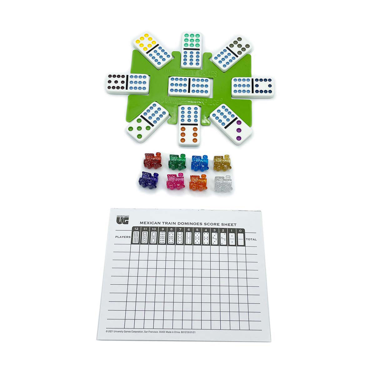 Mexican Train Deluxe Dominoes AreYouGame –