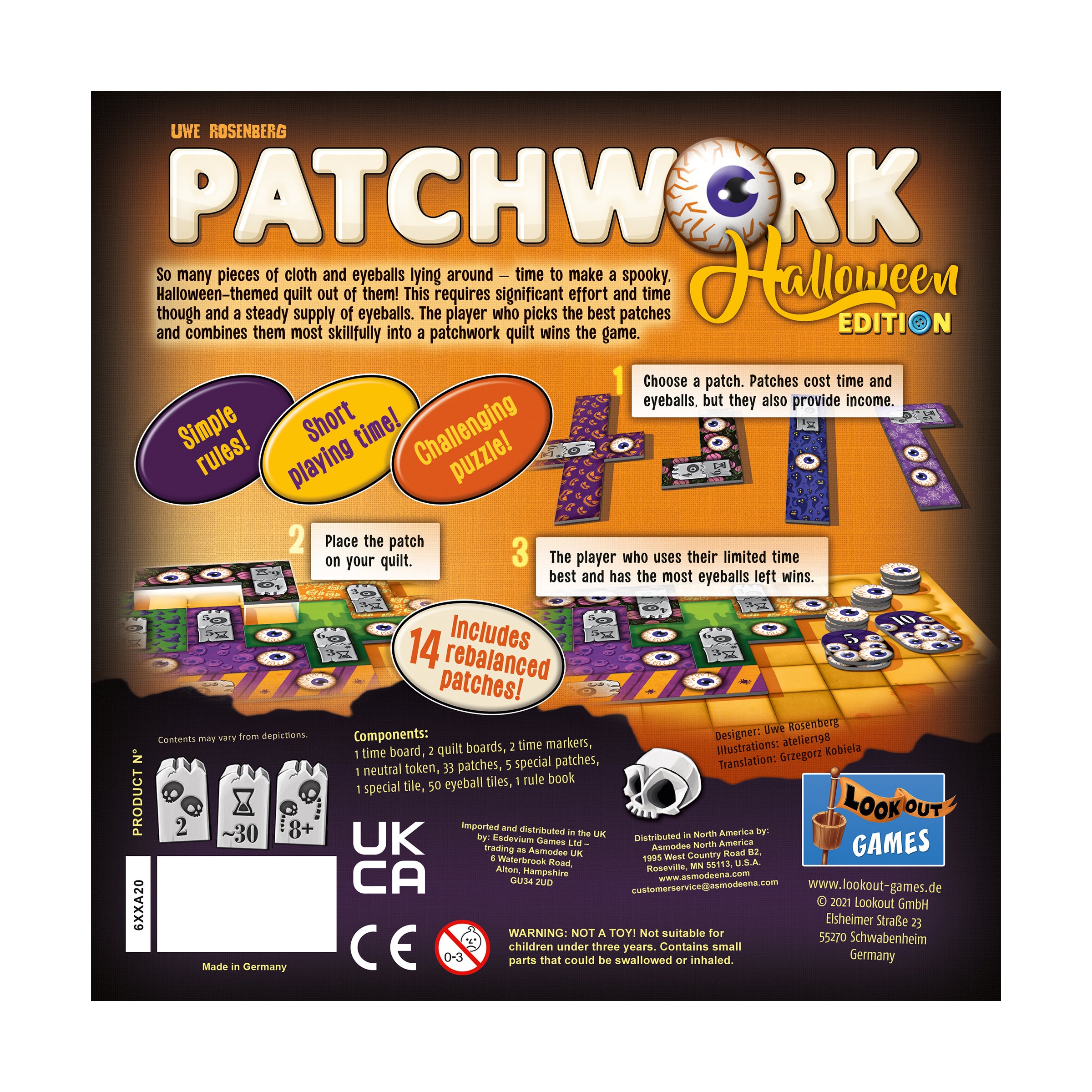  Patchwork, Strategy / Puzzle Game