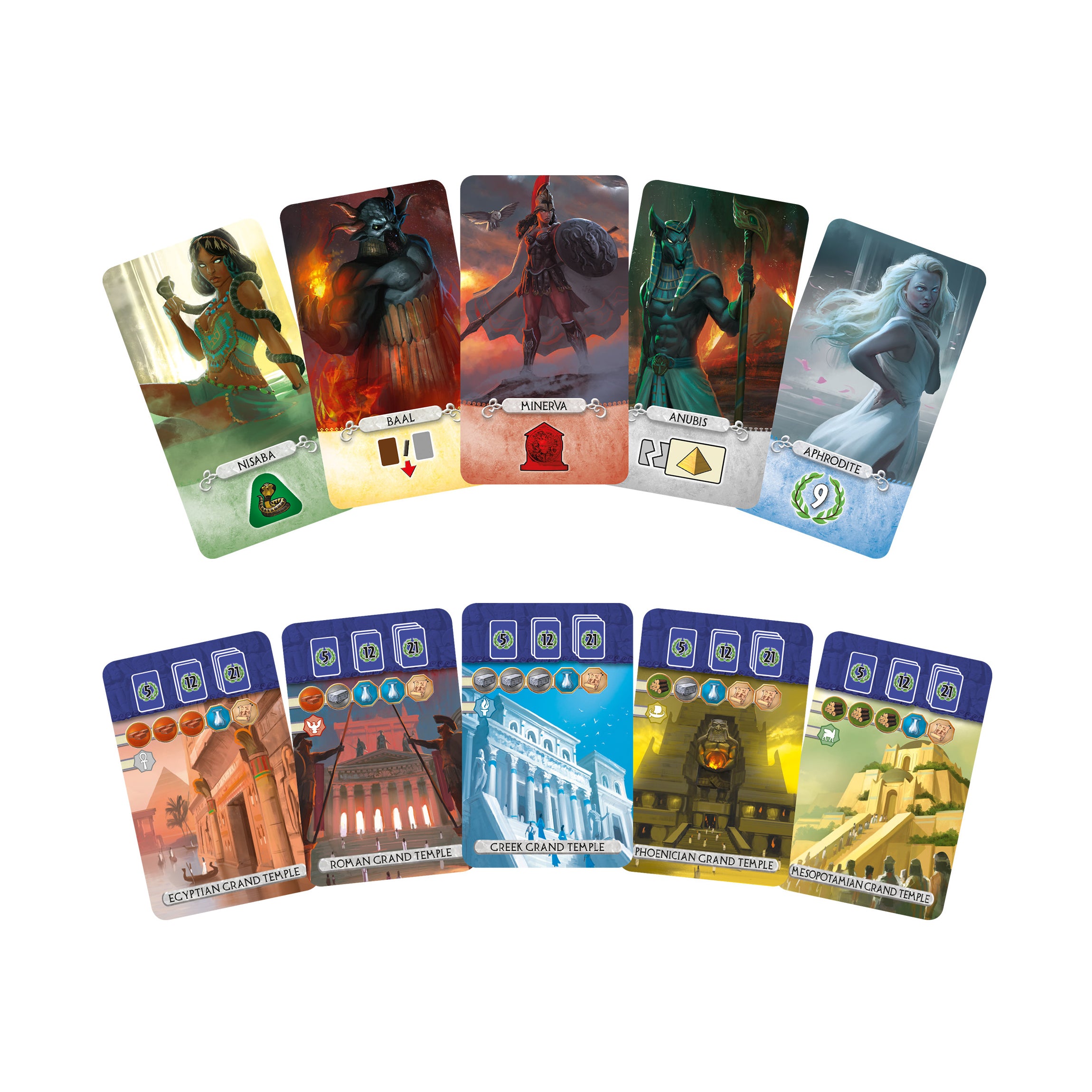 7 wonders duel pantheon card sleeves 7 Wonders Duel: Pantheon Expansion