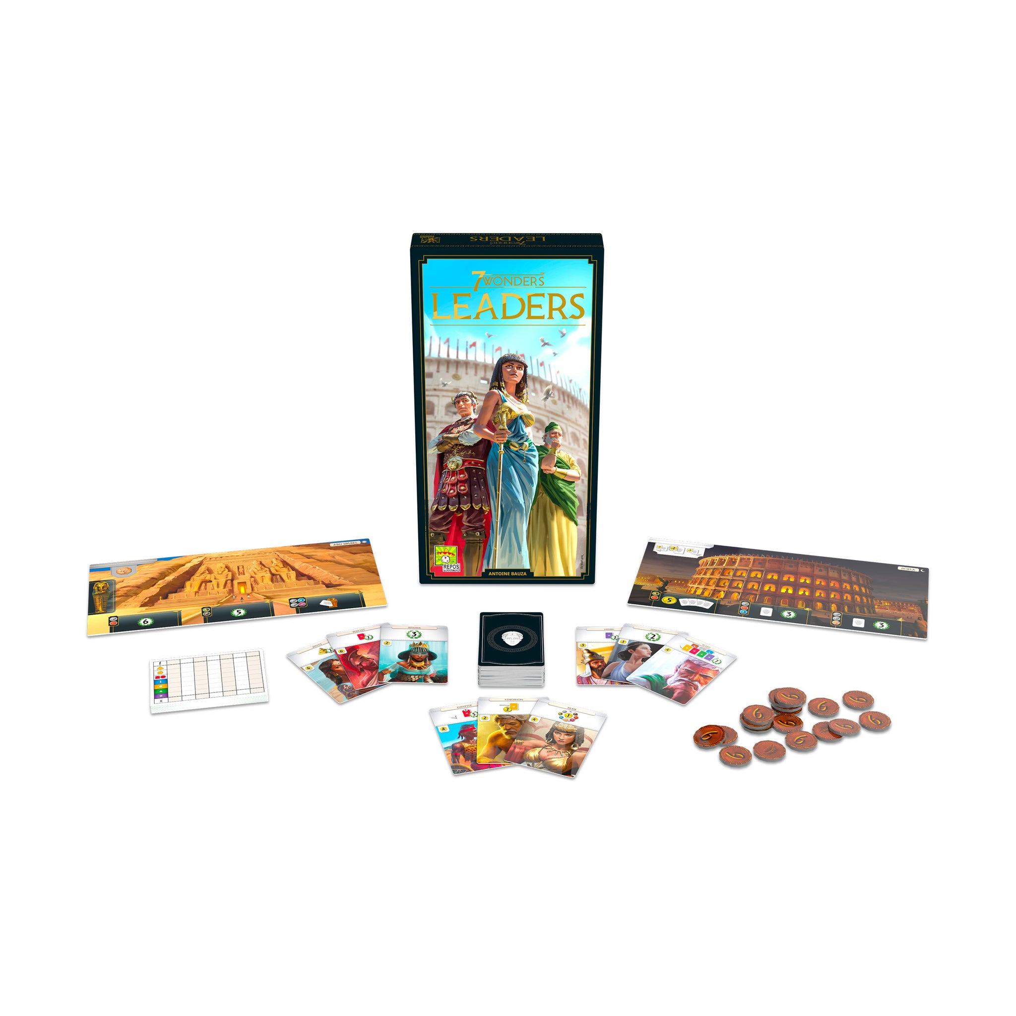 7 Wonders: Leaders Expansion (New Edition) | Strategy Games