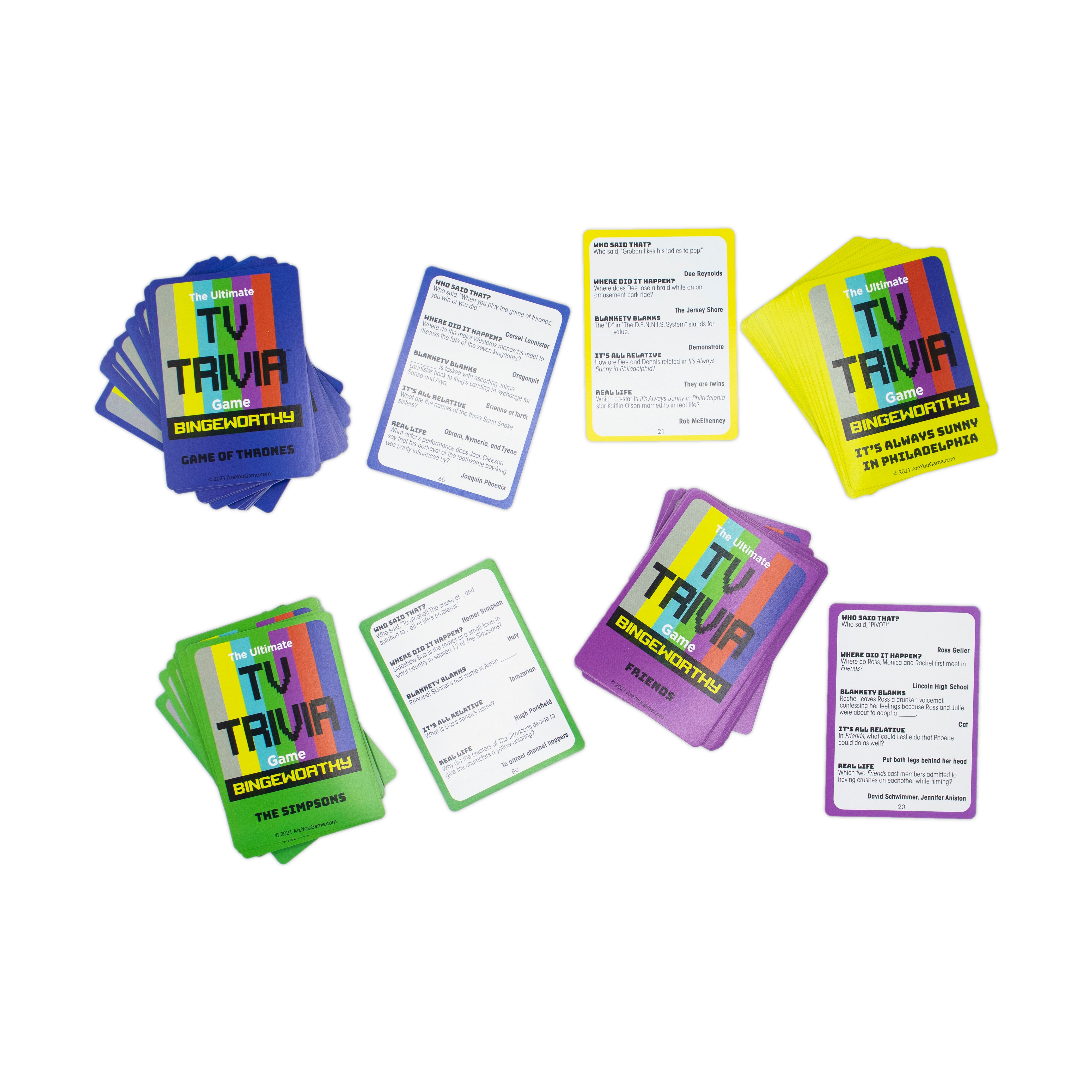 The Ultimate TV Trivia Game - Bingeworthy Expansion | AreYouGame ...