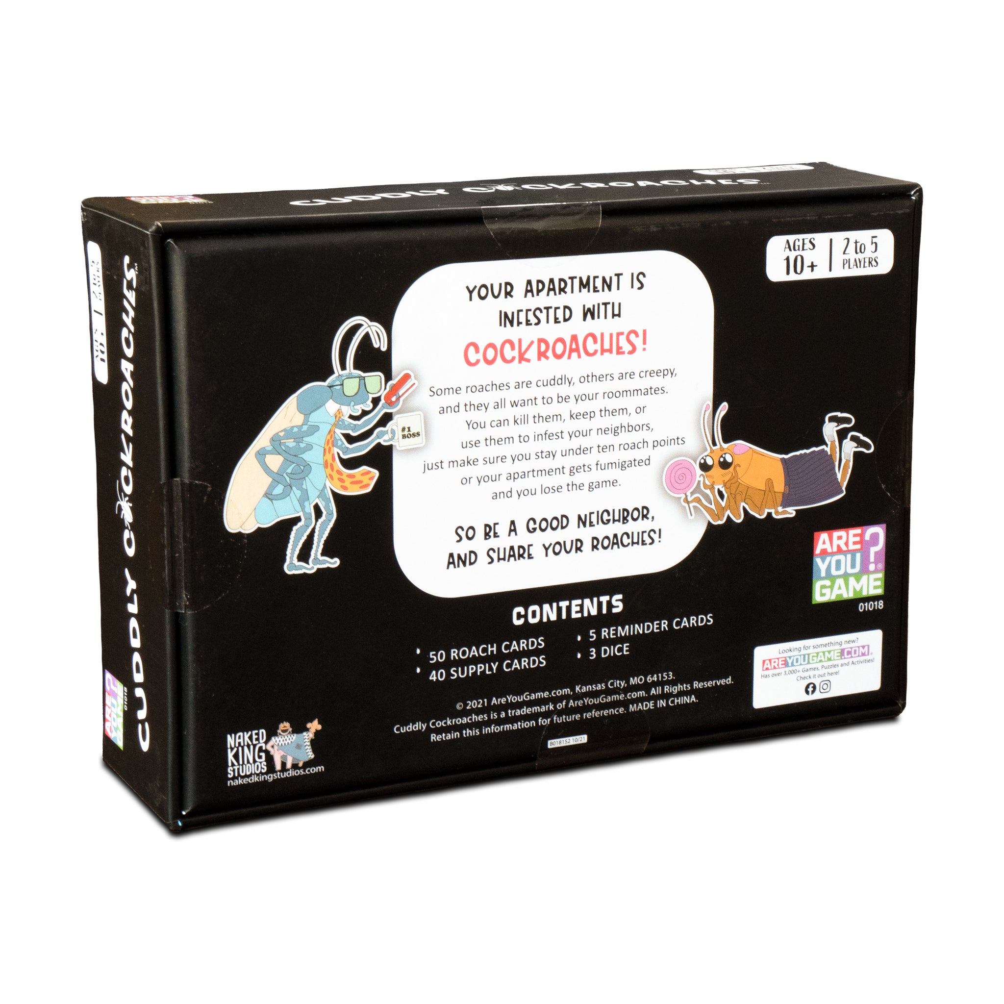 Cuddly Cockroaches | Family Games| AreYouGame – AreYouGame.com