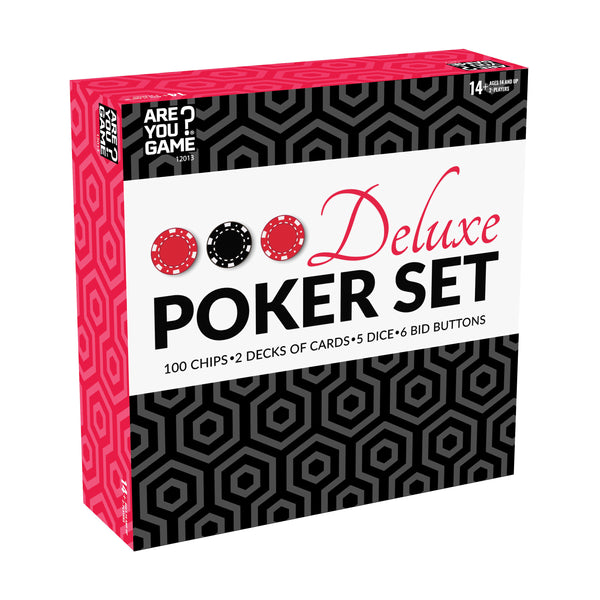 Deluxe Poker Set | Classic Games | AreYouGame – AreYouGame.com