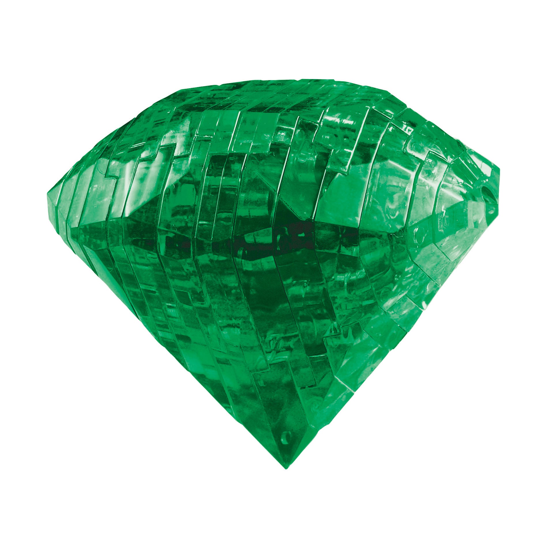 3D Crystal Puzzle - Emerald: 43 Pcs | AreYouGame – AreYouGame.com