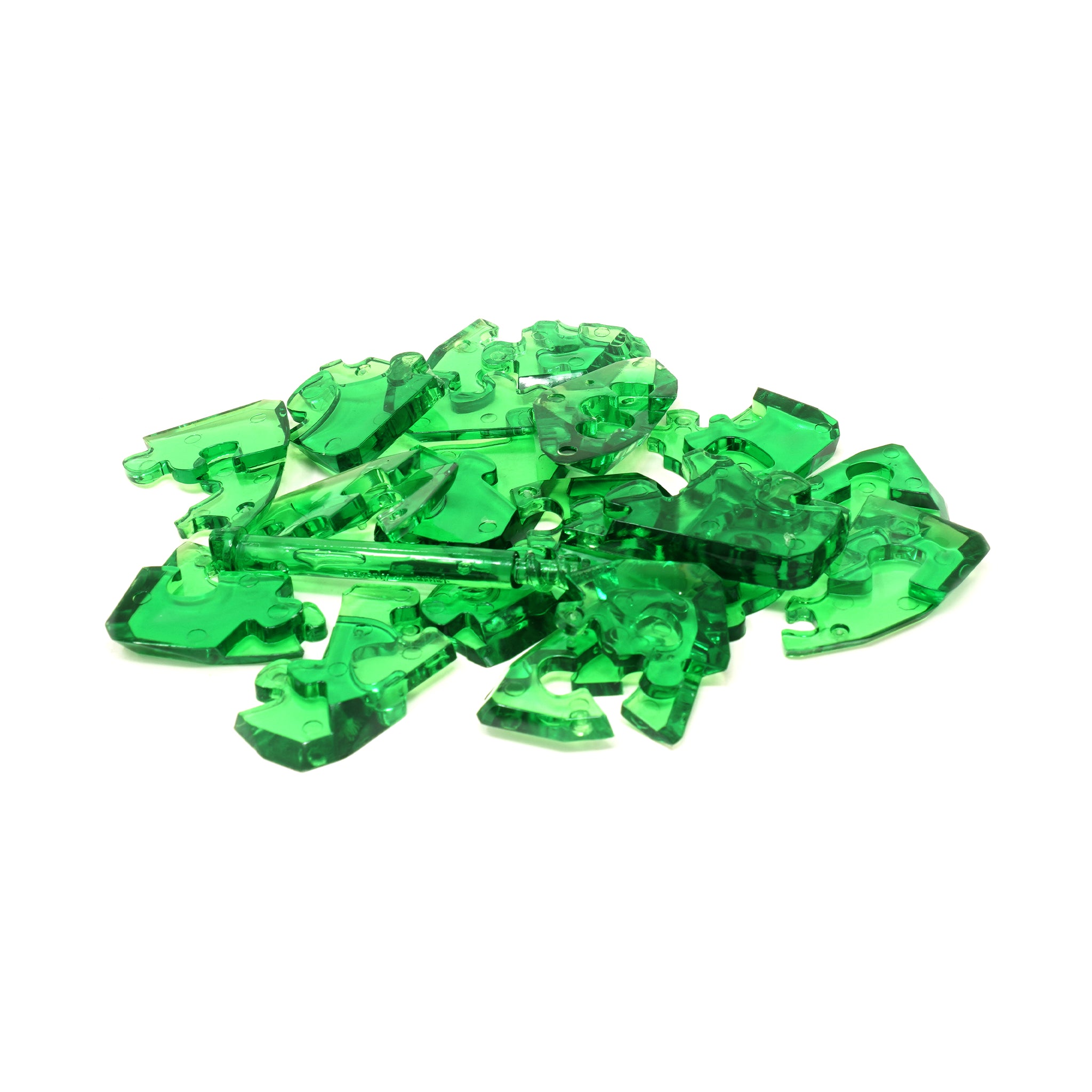 3D Crystal Puzzle - Emerald: 43 Pcs | AreYouGame – AreYouGame.com