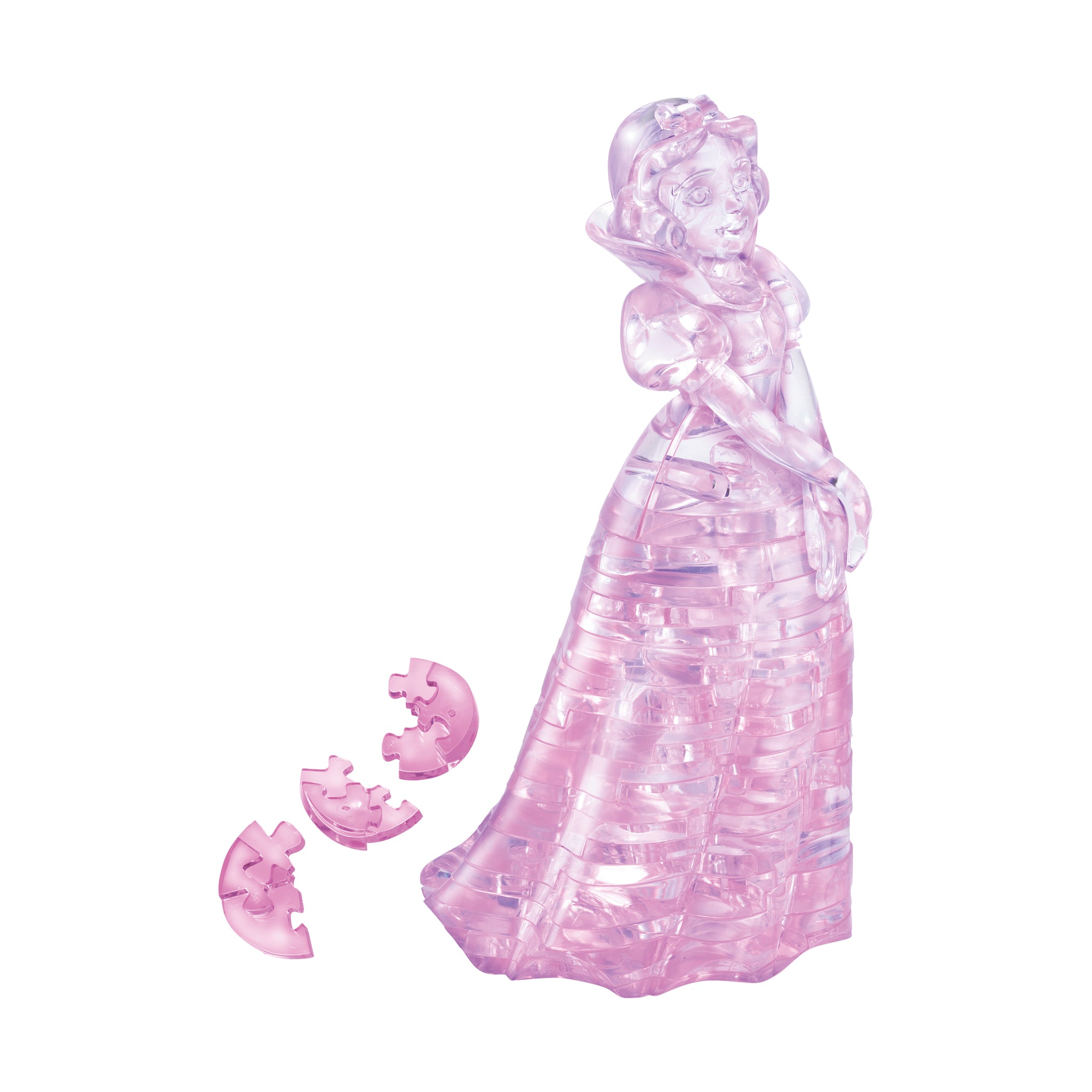3D Crystal Puzzle - Disney Snow White (Pink): 40 Pcs | AreYouGame