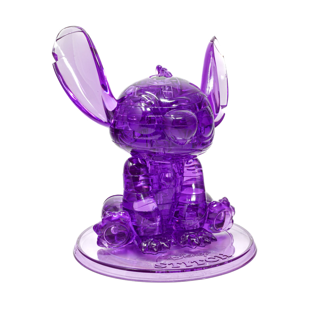 AreYouGame.com 3D Crystal Puzzle - Disney Stitch (Purple): 43 Pcs