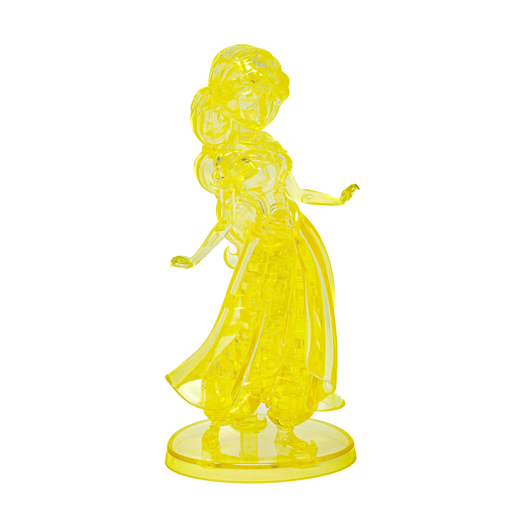 3D Crystal Puzzle - Disney Jasmine (Yellow): 33 Pcs | AreYouGame
