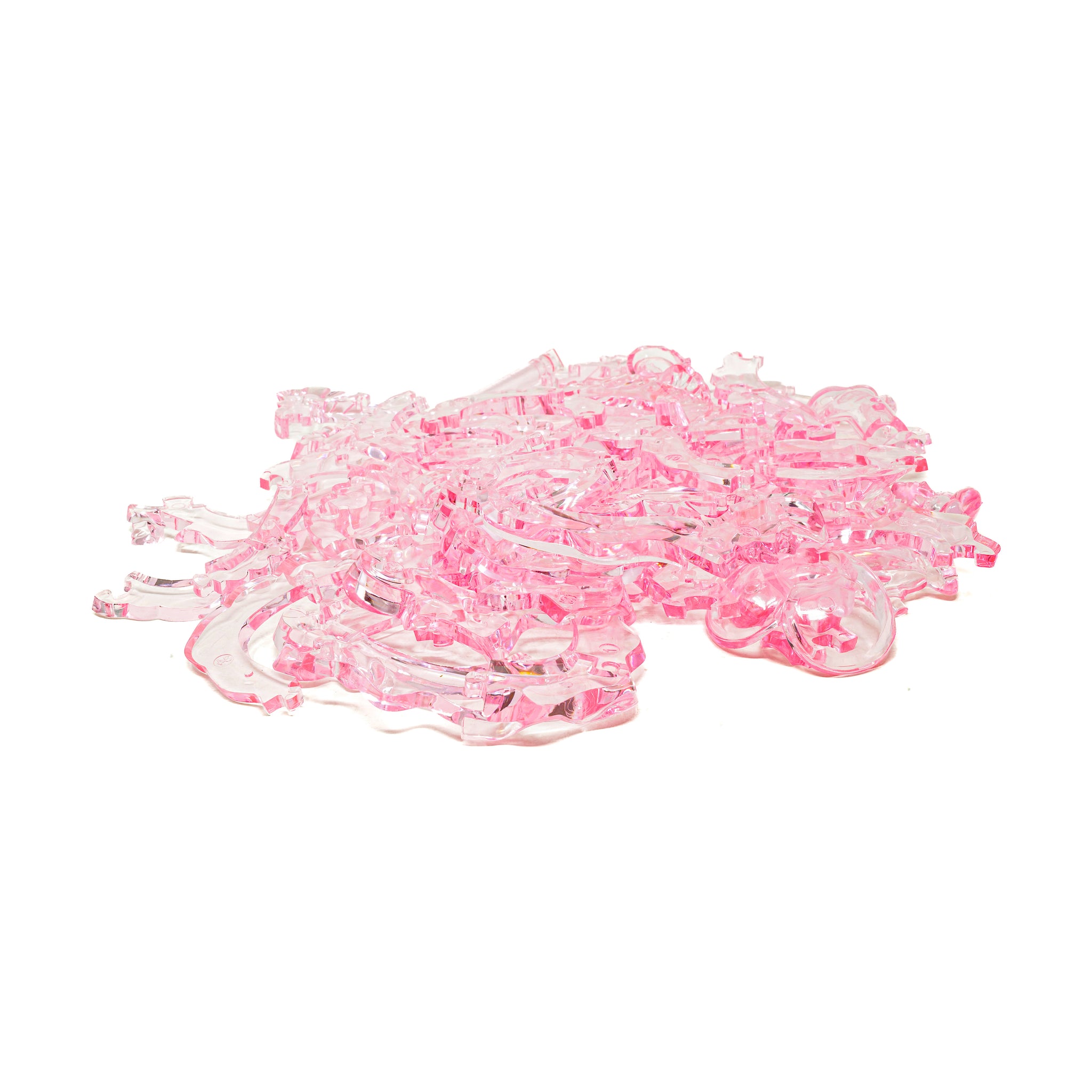 3D Crystal Puzzle - Disney Cinderella (Pink): 41 Pcs | AreYouGame