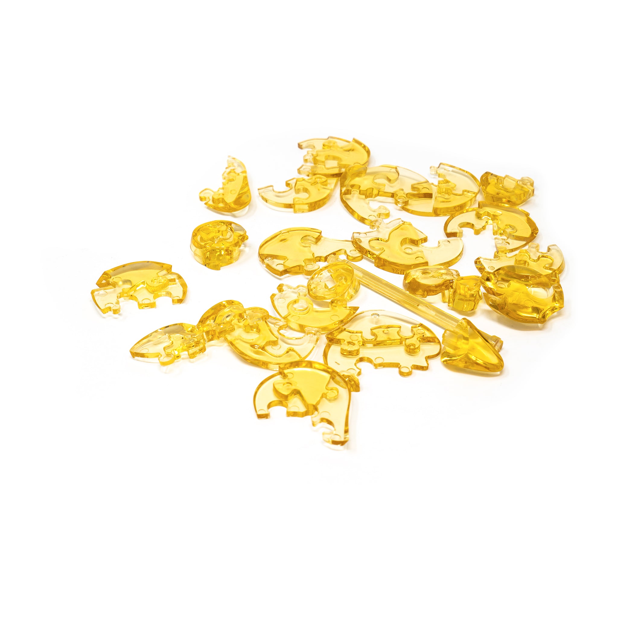 3D Crystal Puzzle - Cat & Kitten (Gold): 49 Pcs | AreYouGame