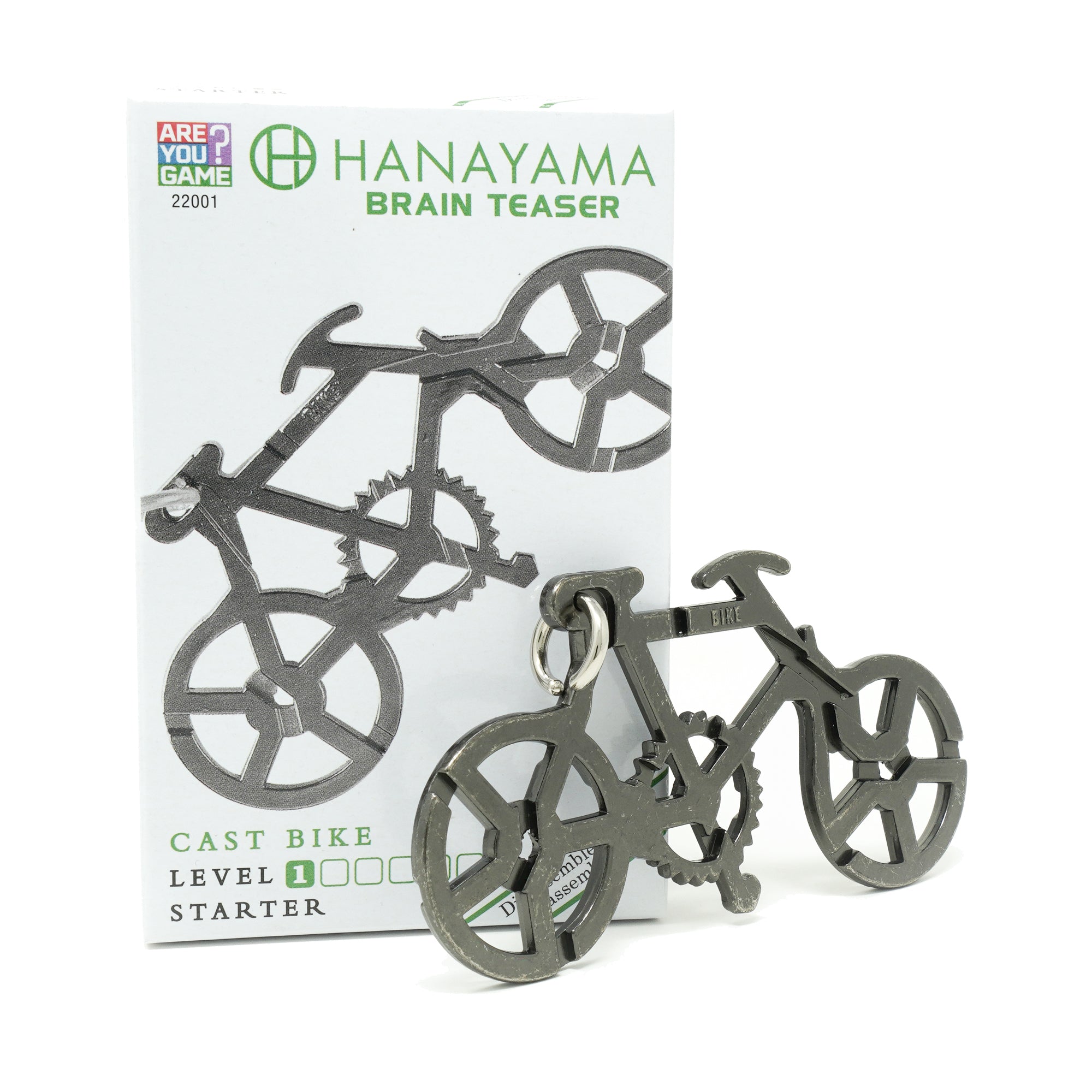 Hanayama Level Cast Puzzle Bike AreYouGame –