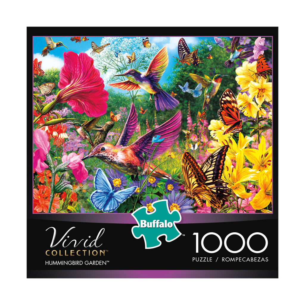 Buffalo Games Vivid Collection - Hummingbird Garden: 1000 Pcs